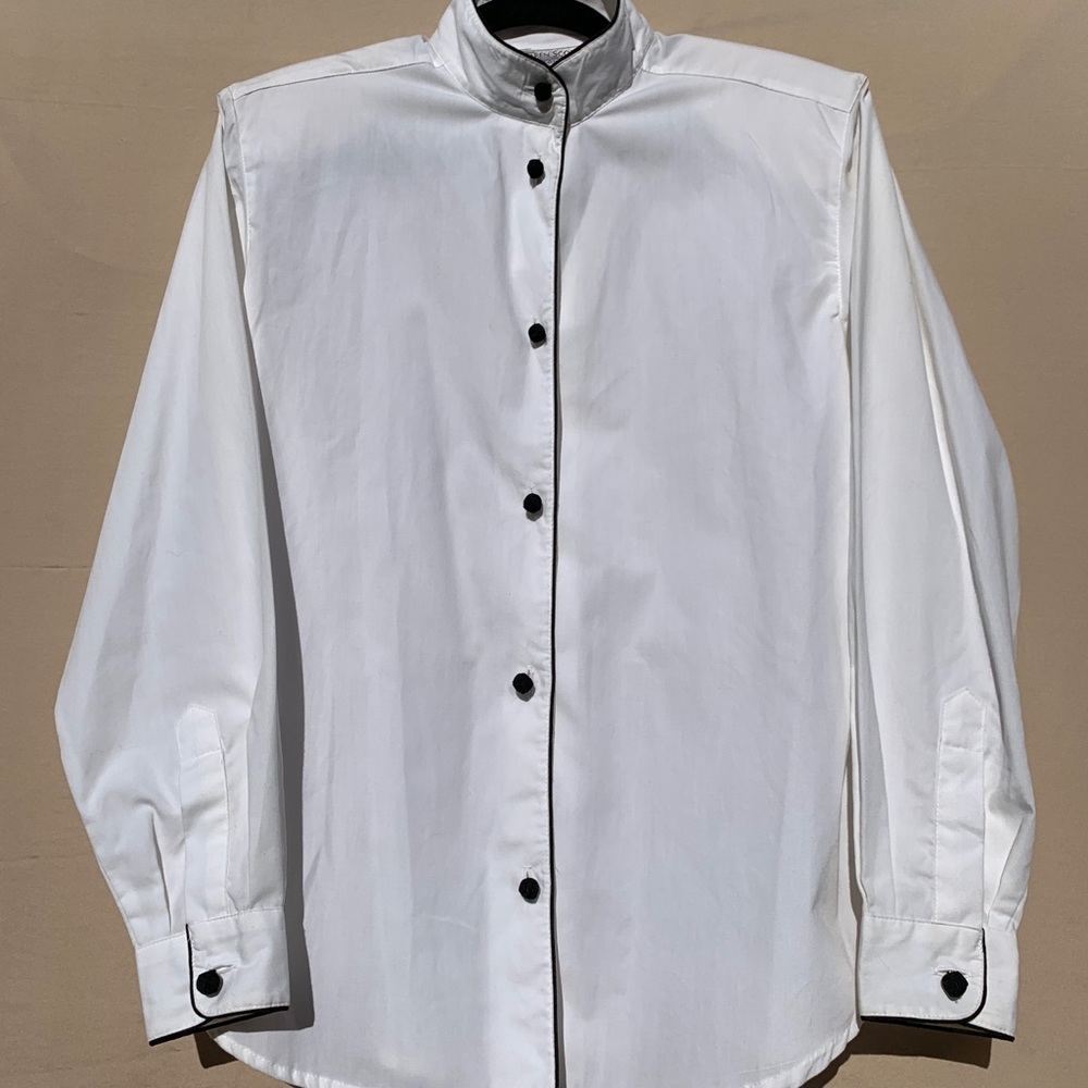 VTG KAREN SCOTT Mandarin Collar Dress Shirt